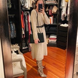 Long wool dress